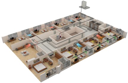 Koelen en verwarmen met een Samsung DVM vrf warmtepomp