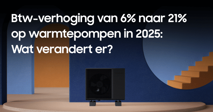 Btw-verhoging warmtepompen 2025